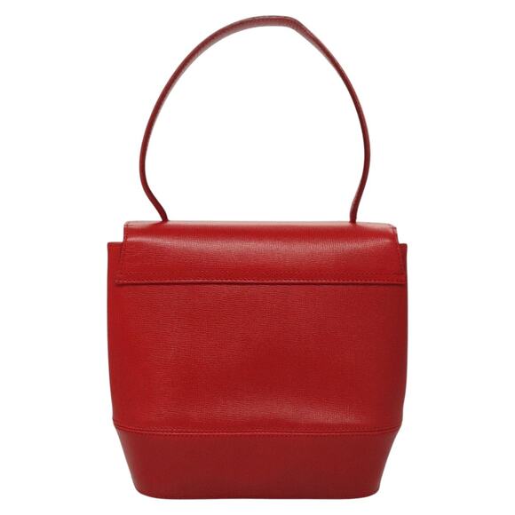 DIOR Hand Bag Leather Red Gold - Picture 3 of 12